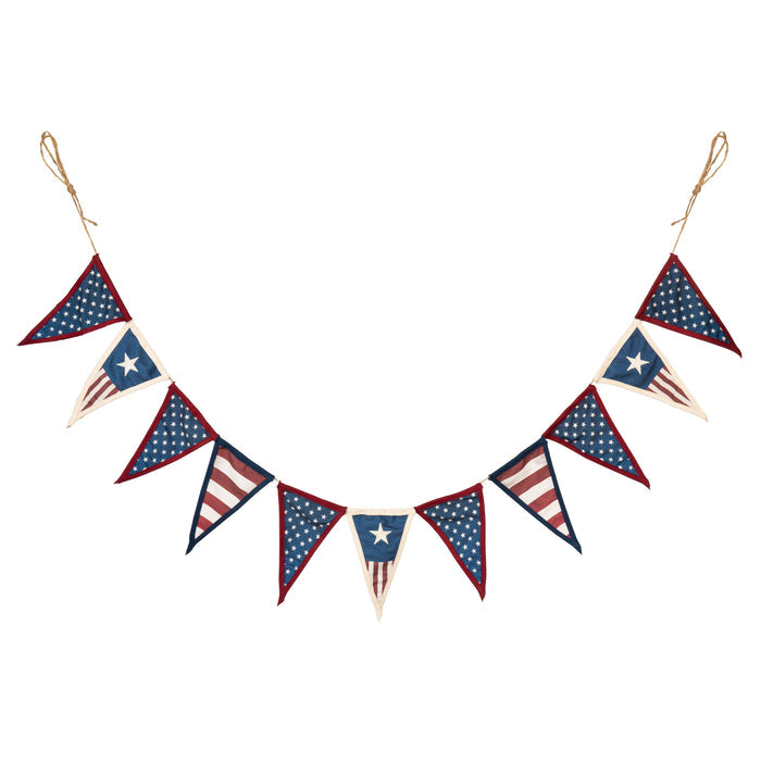 Patriotic Pennant Banner