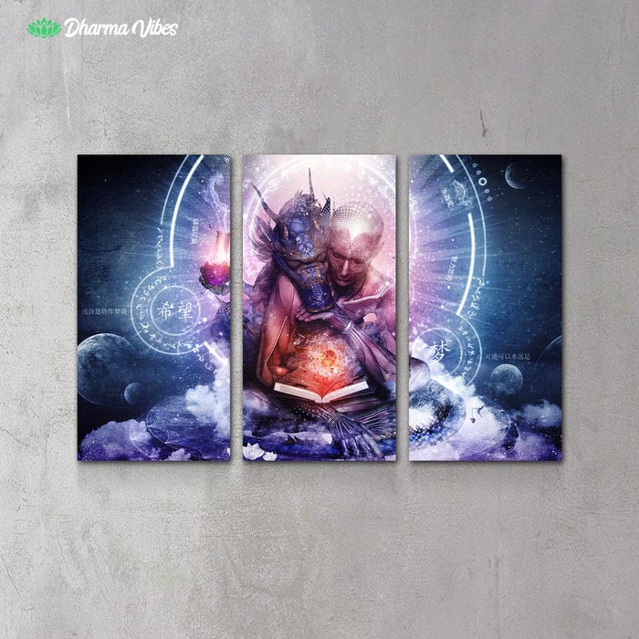 Perhaps The Dreams Are Of Soulmates by Cameron Gray 3-Piece Canvas