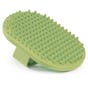 PetEdge U-Groom Rubber Curry Brush Oval With Handstrap 5¼" x 3½"