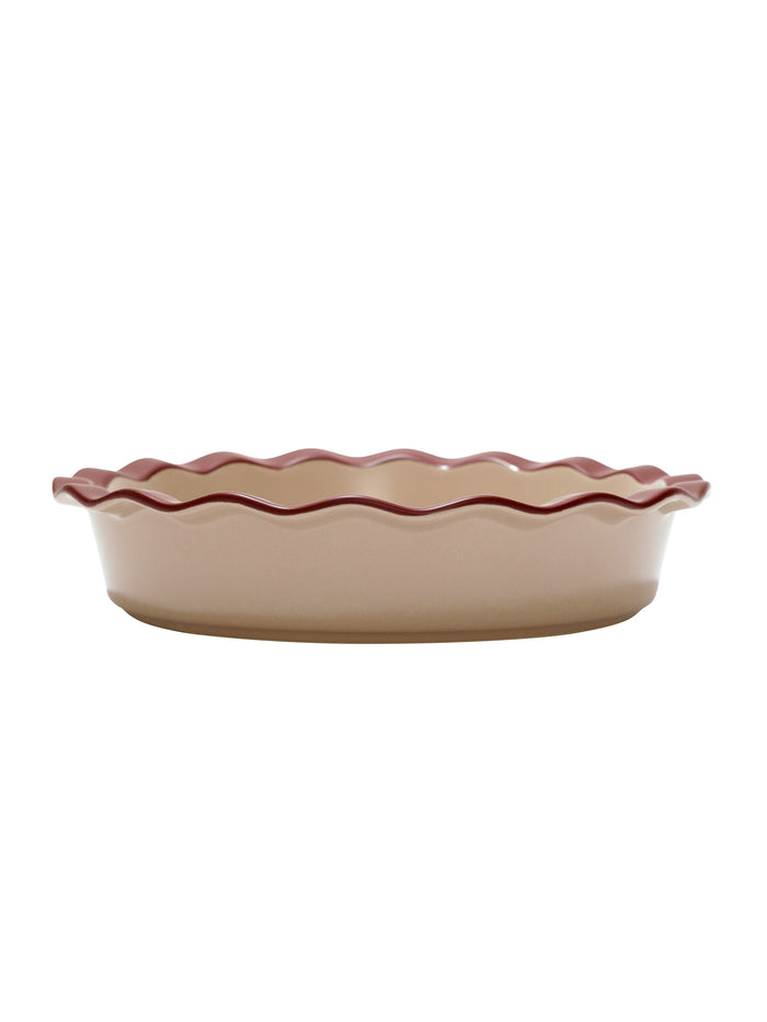 Pie Dish, Taupe, 9 Inch