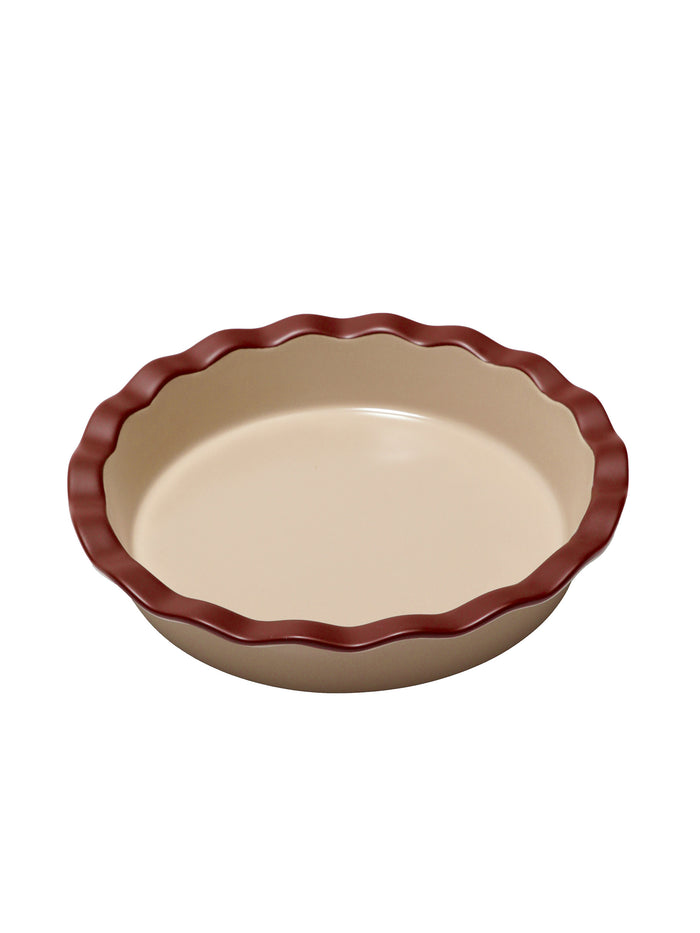 Pie Dish, Taupe, 9 Inch
