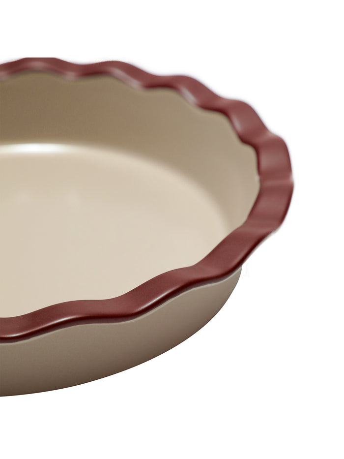 Pie Dish, Taupe, 9 Inch