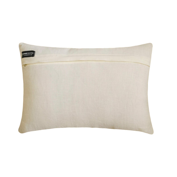 Pink Jacquard Lumbar Pillow Cover - Blush Chateau