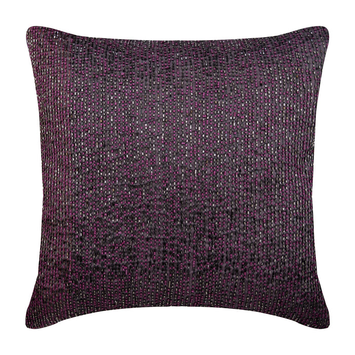 Plum Digest - Plum Art Silk Decorative Euro Sham
