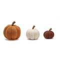 Plush Shearling Pumpkins