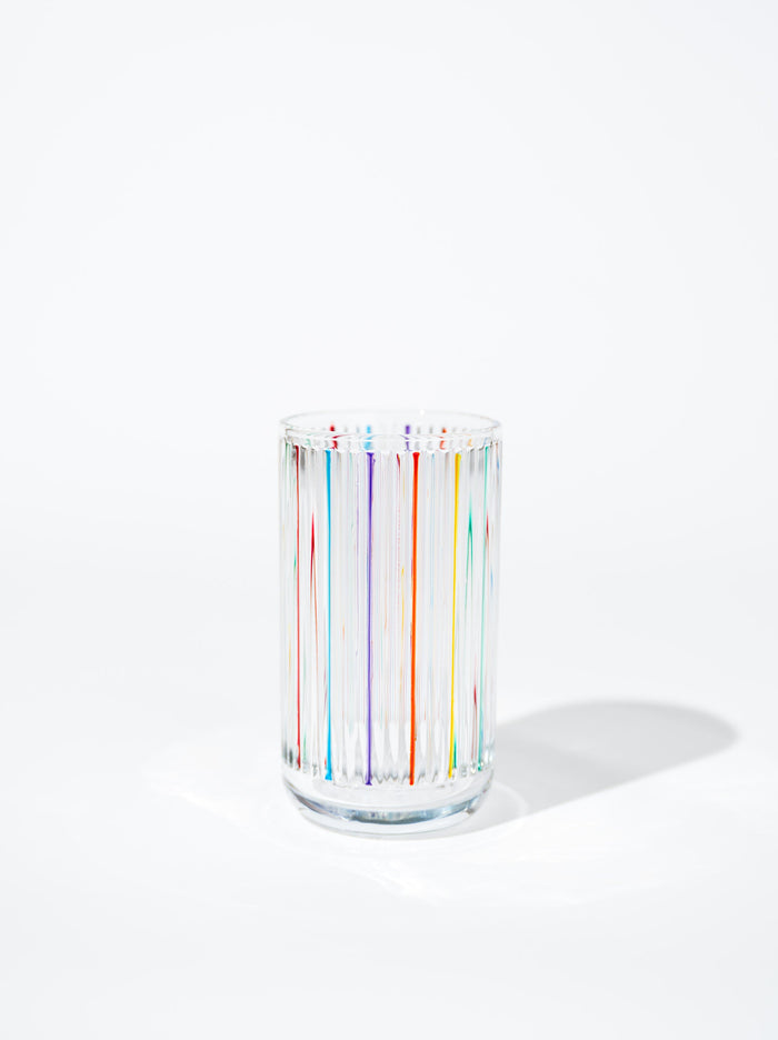 Prismatic Colored Drinking Glass, Strip