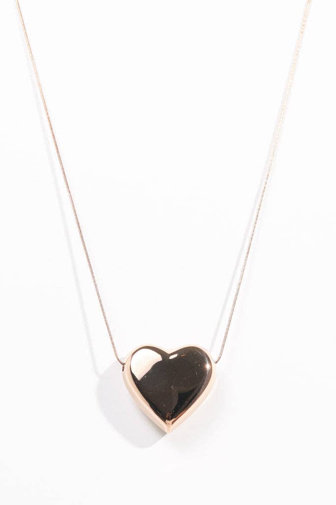 Puffy Heart Necklace