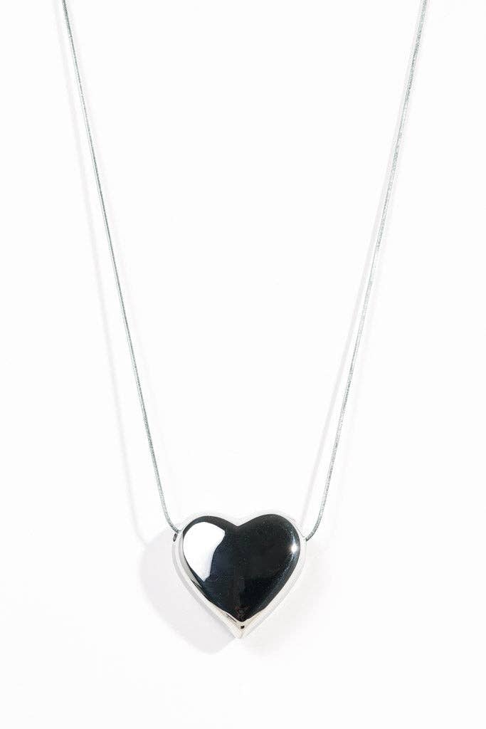 Puffy Heart Necklace