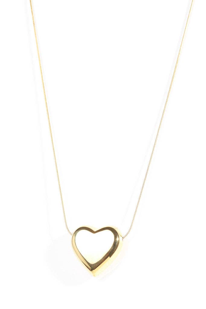 Puffy Heart Necklace