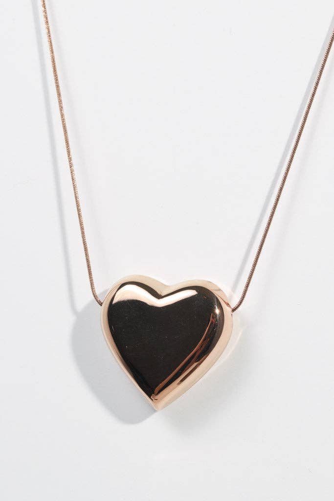 Puffy Heart Necklace