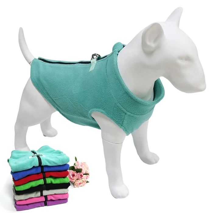 Puppy Fleece Coat Winter Warm Dog Jacket for Small Medium Breeds - French Bulldog Pug Chihuahua Vest
