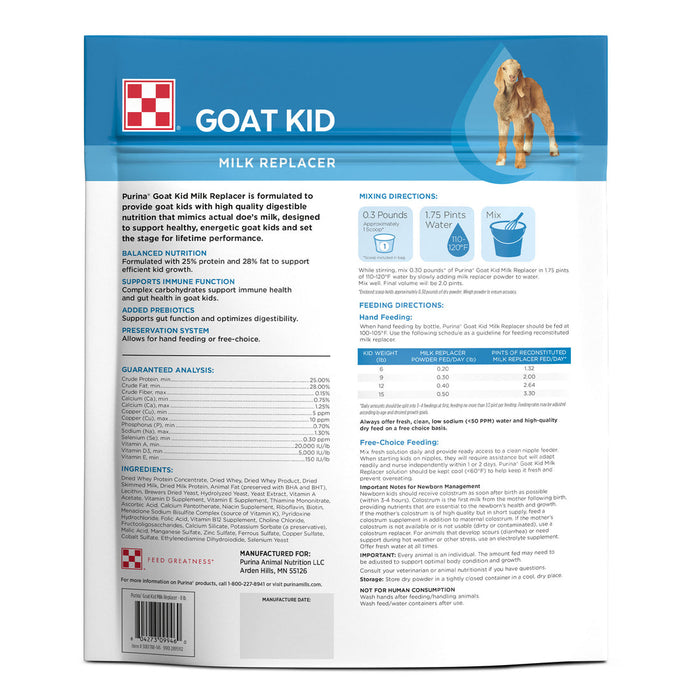 Purina® Goat Kid Milk Replacer