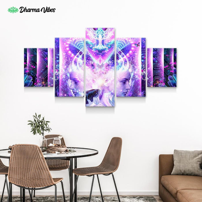 Quest For Mindfulness by Cameron Gray 5-Piece Canvas