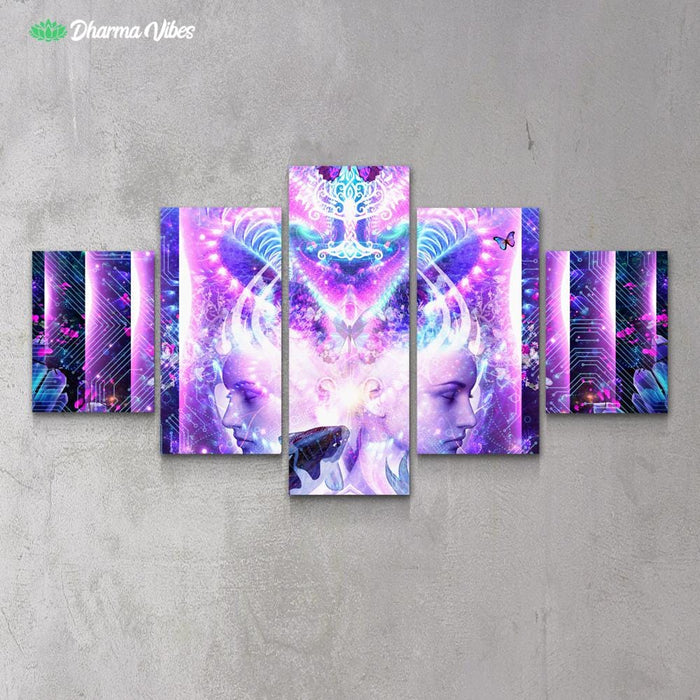 Quest For Mindfulness by Cameron Gray 5-Piece Canvas
