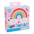 Rainbow Fairy Pom Pom Art
