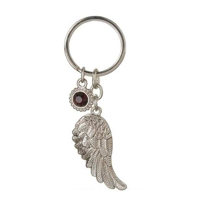 Roman February Angel Wing Keychain Caroline Collection