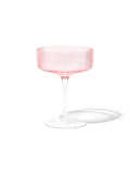 Rose Coupe Cocktail Glass, Stripe