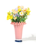 Rosewater Ruffled Vase, Medium