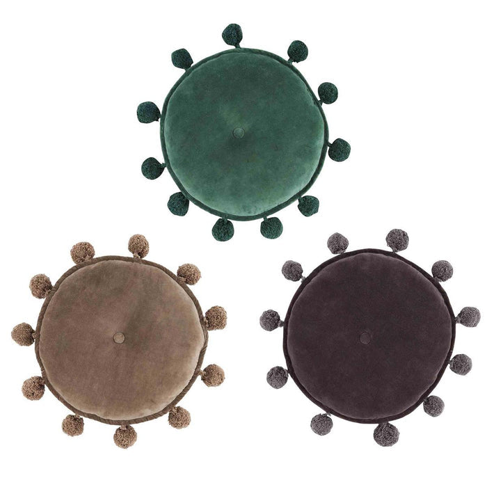 Round Pom Pillows