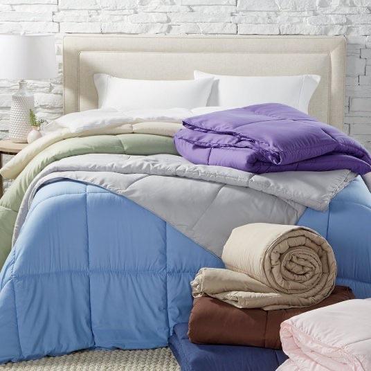 Royal Luxe Microfiber Down Alternative Comforter, Full/Queen - Machann.com