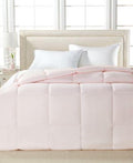 Royal Luxe Microfiber Down Alternative Comforter, King, Pink - Machann.com