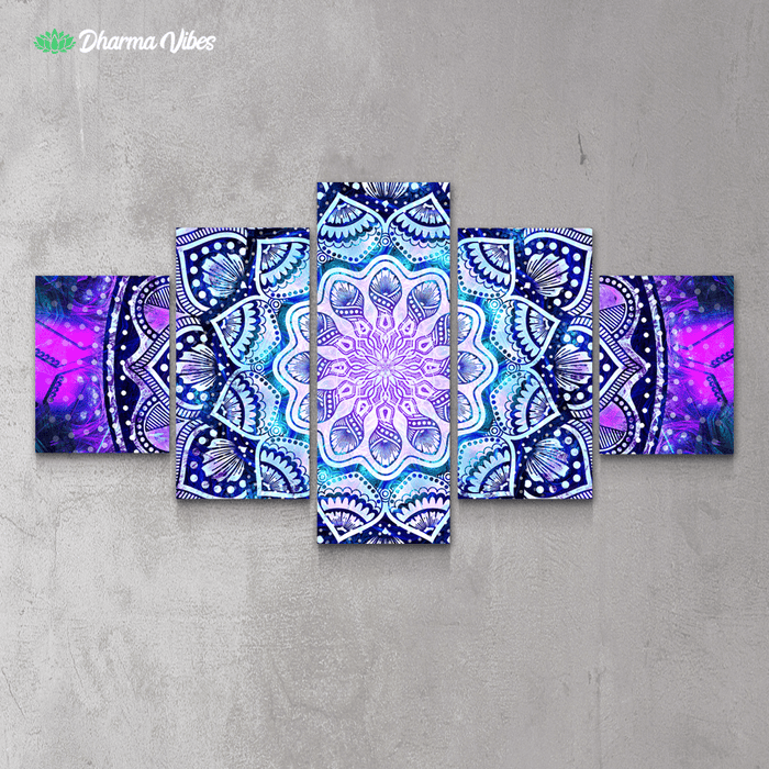 Sacred Mandala by Cameron Gray 5-Piece Canvas