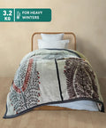 Sanskriti  2 ply Single Mink Blanket, Pattachitra| 3.2 KG
