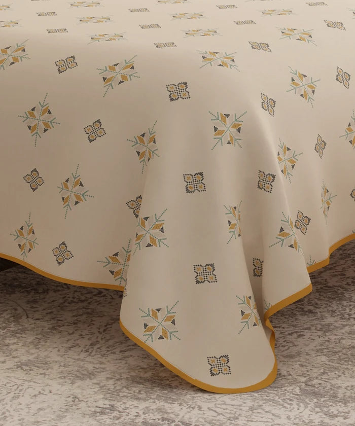 Sanskriti Double Dohar, 180 TC, 100 % Cotton, Kasuti