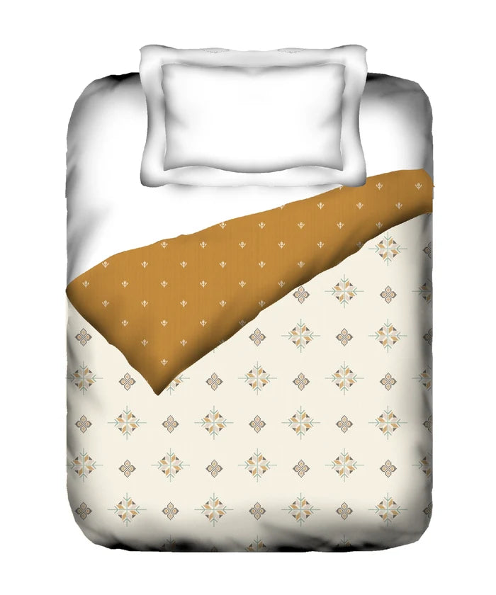 Sanskriti Single Dohar, 180 TC, 100 % Cotton, Kasuti