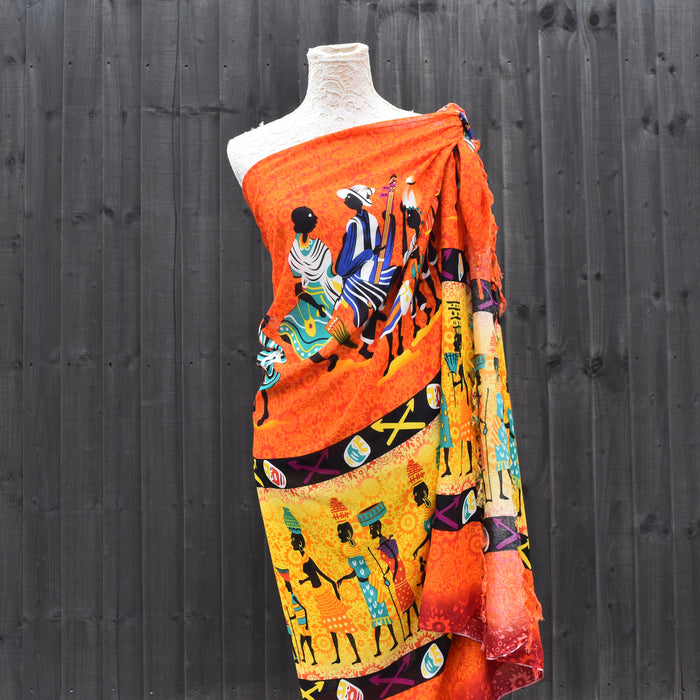 Sarong Wrap - Beach Cover Up - Swim Cover