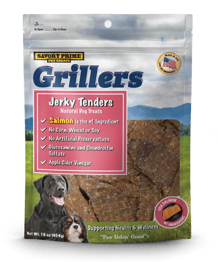 Savory Prime Grillers Salmon Tenders Dog Treat