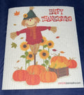 Scarecrow Swedish Dish Towel