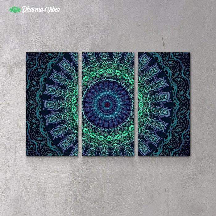 Set and Setting 5 by Cameron Gray 3-Piece Canvas