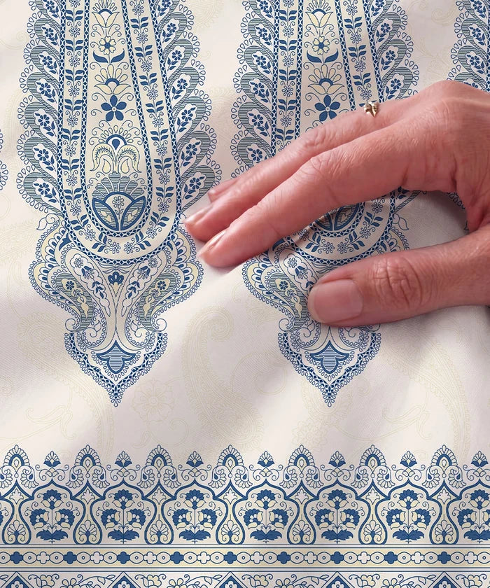 Shilpkalaa Printed King Bedsheet Set, Pashmina| 144TC Cotton| 2 Pillow covers