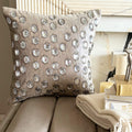 Snowlit Crystals Throw Pillow Cover