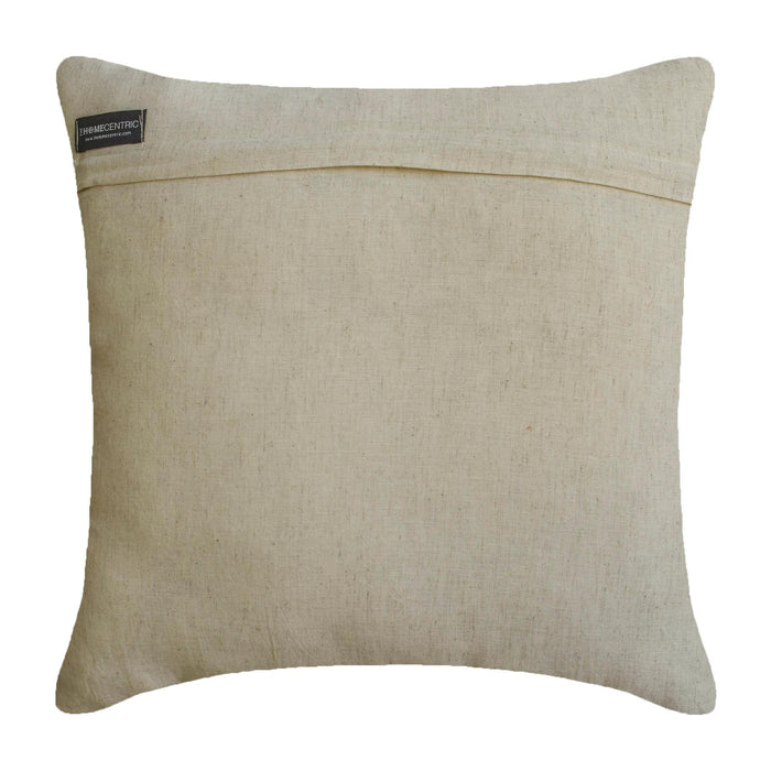 Silver Jacquard Throw Pillow Cover - Snowlit Crystals