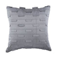 Silver Ocean - Silver Art Silk Decorative Euro Sham