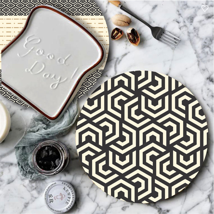 Smartserve Round Trivet Placemats 9 x 9 Inch, D07