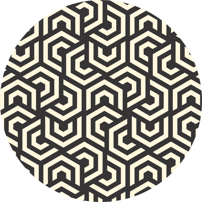 Smartserve Round Trivet Placemats 9 x 9 Inch, D07