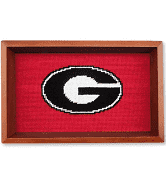 Smathers & Branson - Valet Tray - UGA Needlepoint - Findlay Rowe Designs
