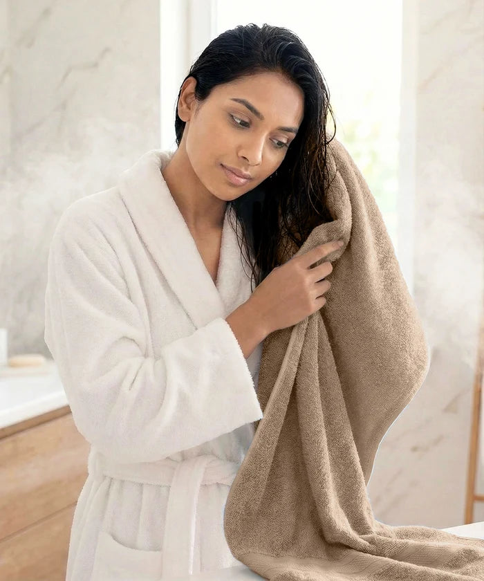 Soft Comfort 1Pc Bath Towel, Acron|509 GSM Cotton|Air Rich Technology