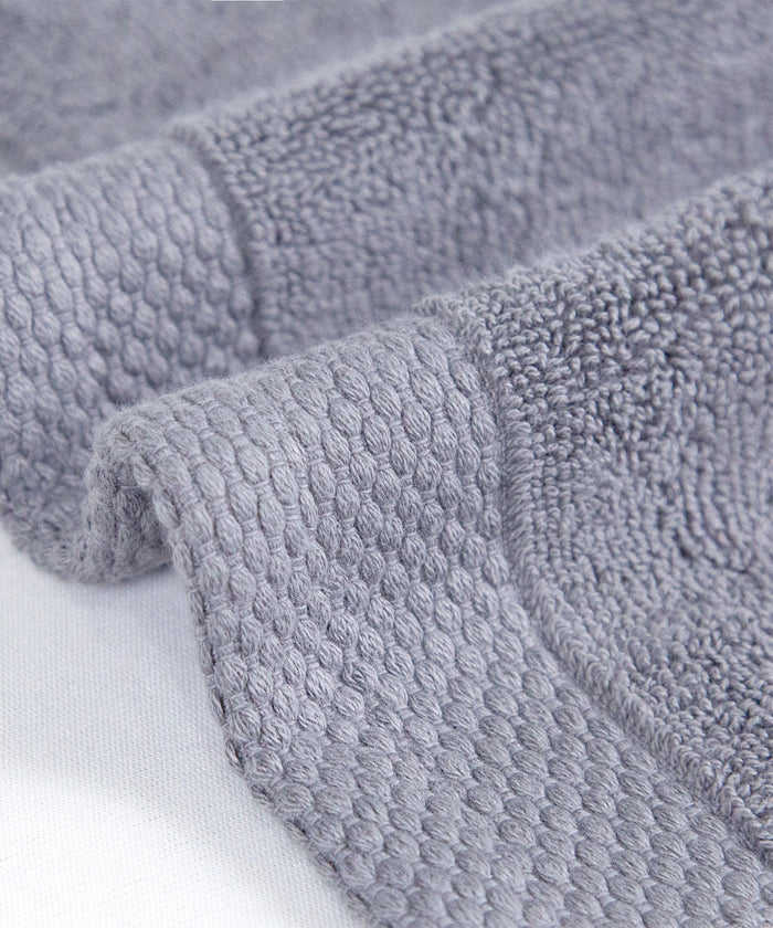 Soft Comfort 4Pc Face Towel Set, Charcoal|600 GSM Cotton|Superior Softness