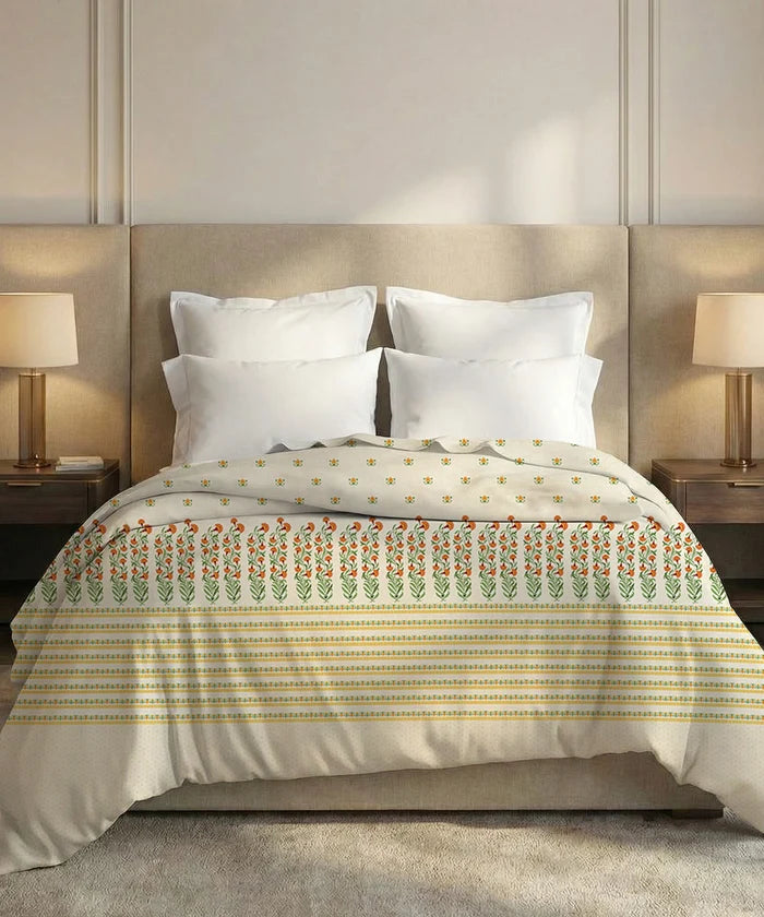 Soft Comfort Double AC Comforter, Art Age |200 GSM Cotton