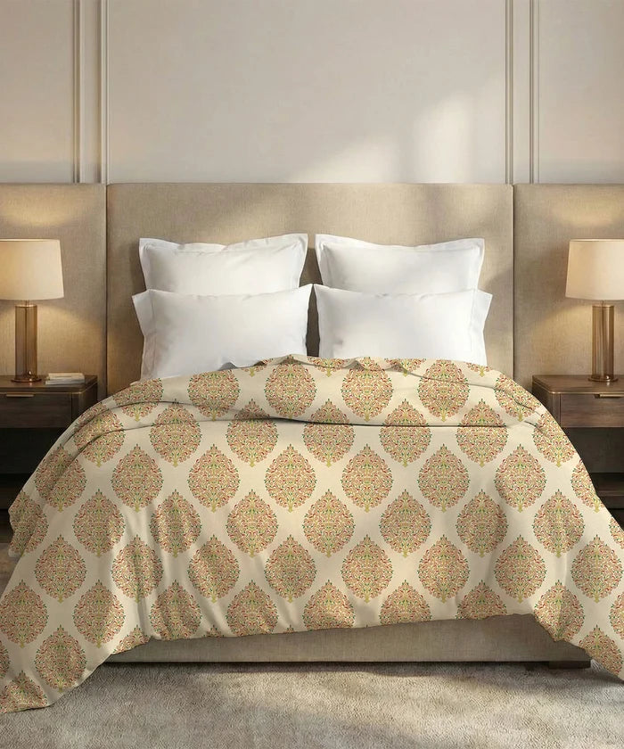 Soft Comfort Double AC Comforter, Soft Paisley |200 GSM Cotton