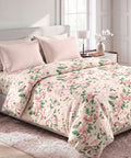 Soft Comfort King Bedsheet Set, DAISY | 180 TC Cotton|2 Pillow Covers