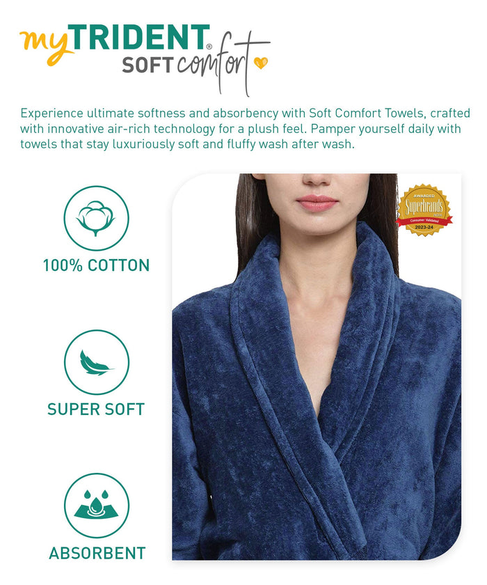 1Pc Large Bathrobe