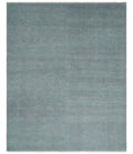 Solid Gray Hand knotted Modern look Custom Made wool Area Rug - The Rug Decor