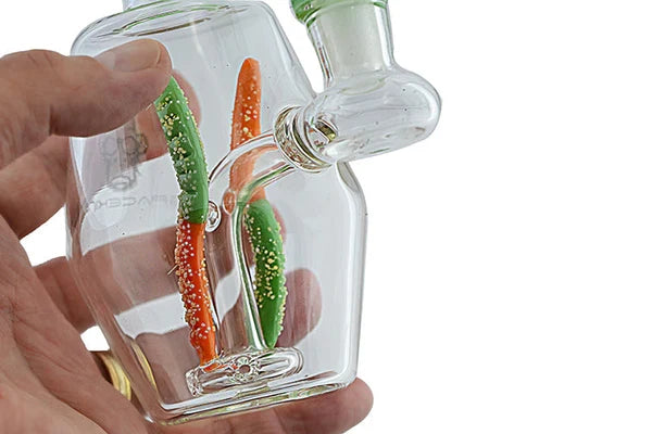 Space King Gummy Worm Bong Dab Rig