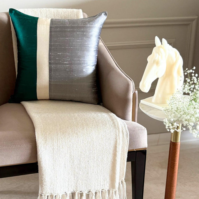 Splendour Green Decorative Euro Sham