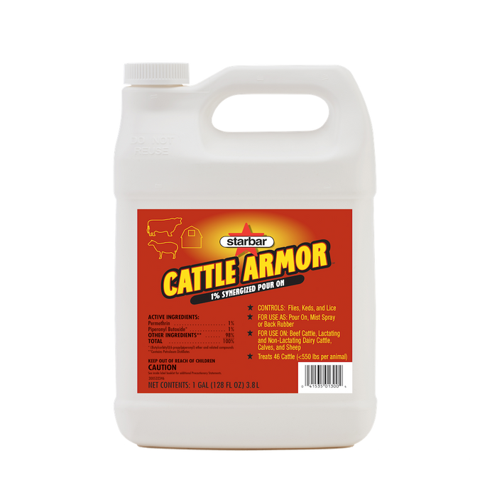 Starbar Cattle Armor™ 1% Synergized Pour On
